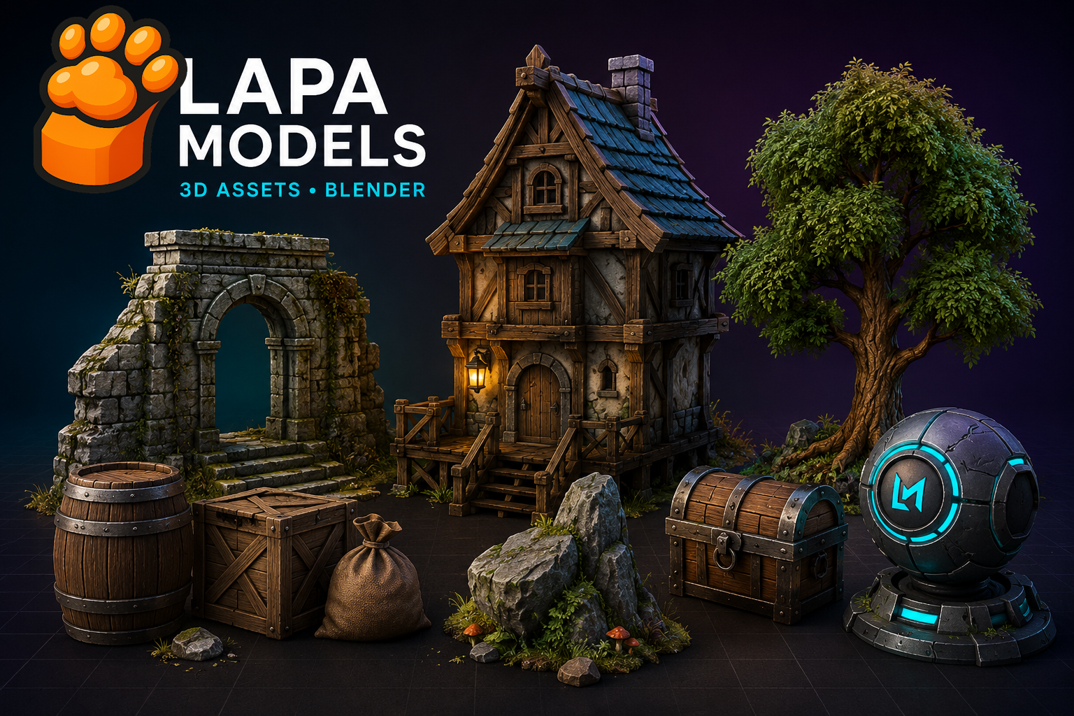 LapaModels 3D assets